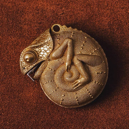 Brass Chameleon Tape Measure