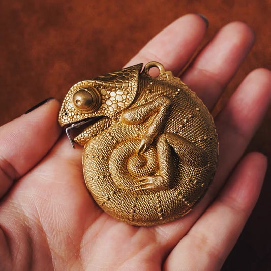 Brass Chameleon Tape Measure