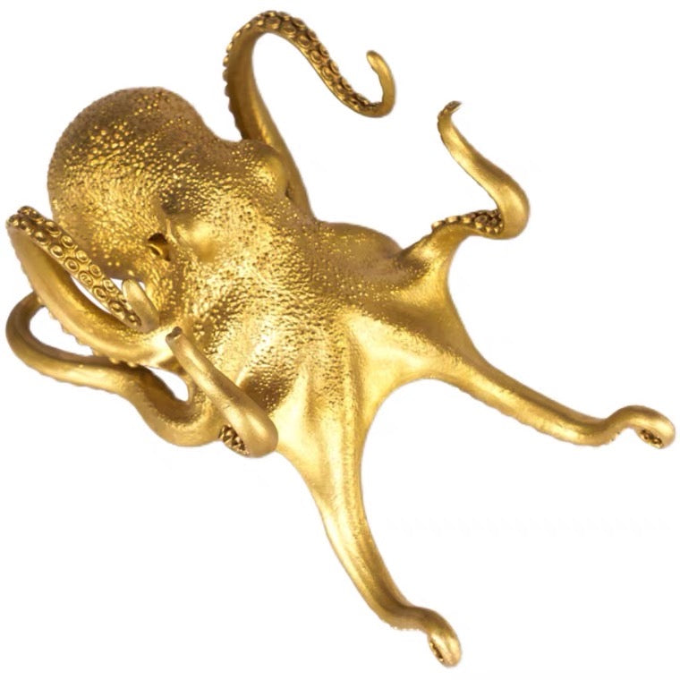 Brass Octopus Phone Rack
