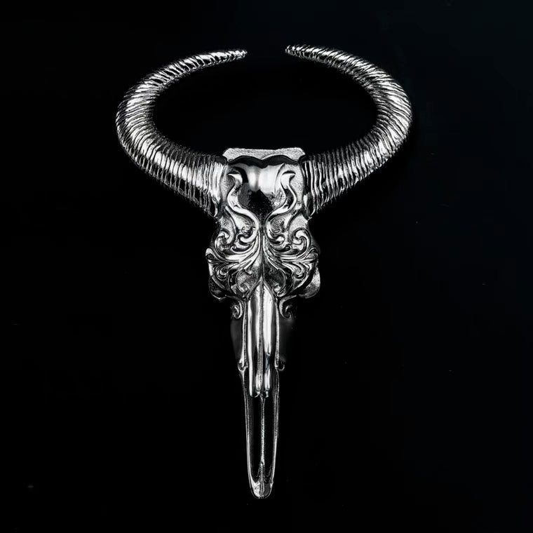 Stainless Steel Bull Skull Bottle Opener