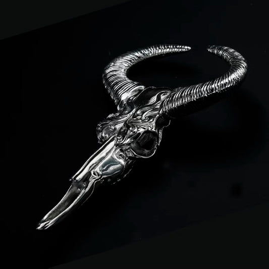 Stainless Steel Bull Skull Bottle Opener
