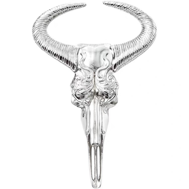 Stainless Steel Bull Skull Bottle Opener