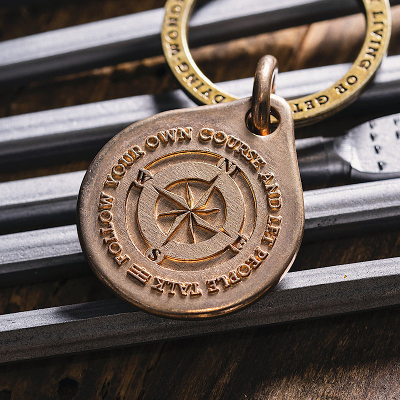 Brass Dung Beetle Pendant