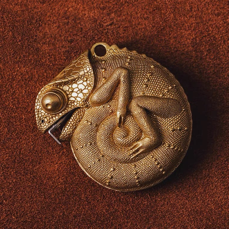 Brass Chameleon Tape Measure