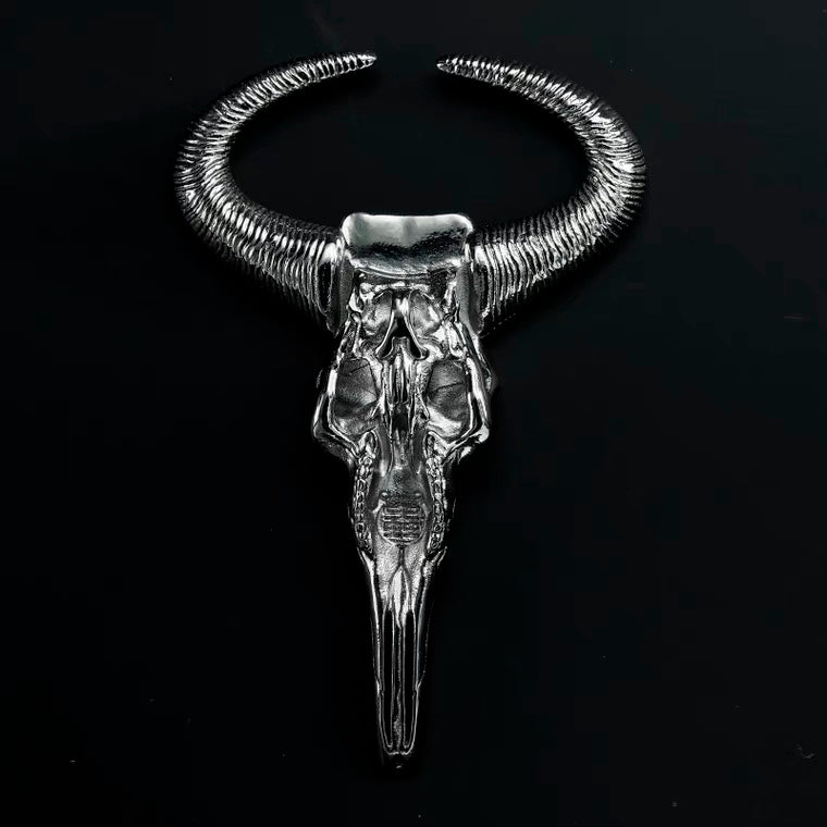 Stainless Steel Bull Skull Bottle Opener
