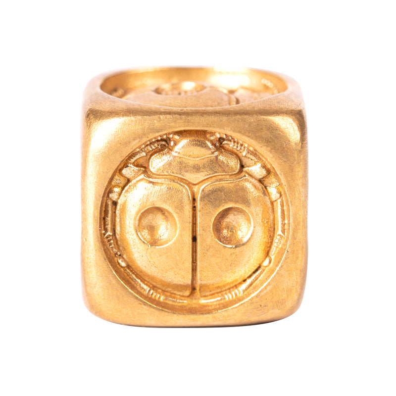 Brass Ladybug Dice