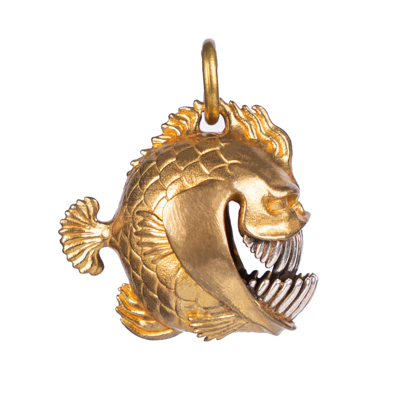 Brass Piranha Bell