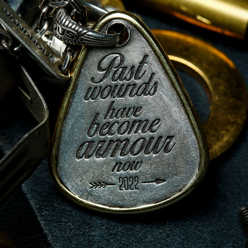 Silver Stag Beetle Pendant